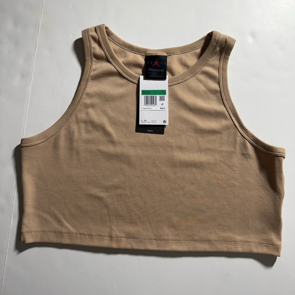 Women's Tan Crop Top